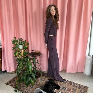 LESET Zoe Wide Leg Pants size Small